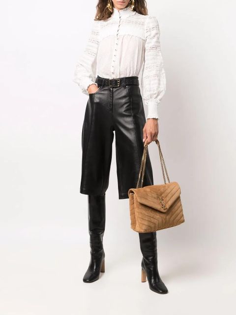 Saint Laurent Loulou medium shoulder bag - Brown