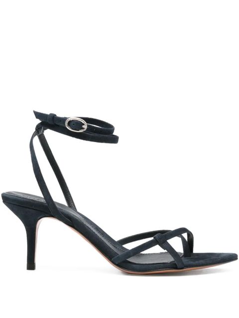 Ba&Sh 70mm Cera ankle-tie stiletto sandals - Blue - zdjęcie produktu nr 1