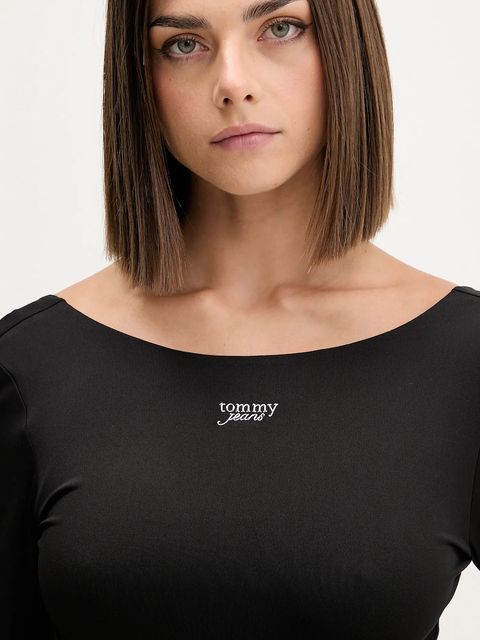 Tommy Jeans body kolor czarny DW0DW21574