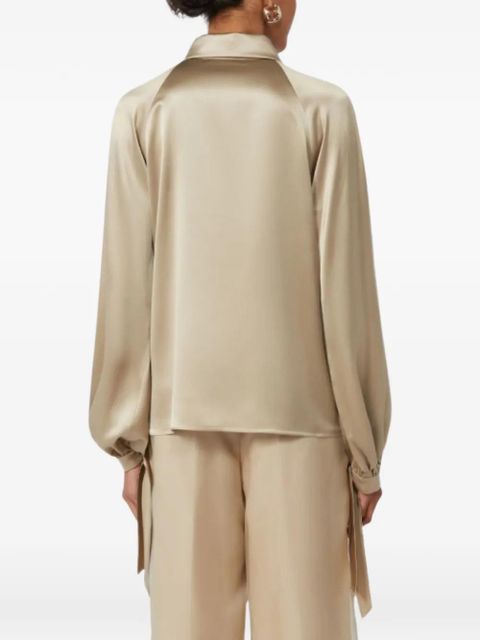Max Mara Alare long-sleeve shirt - Neutrals