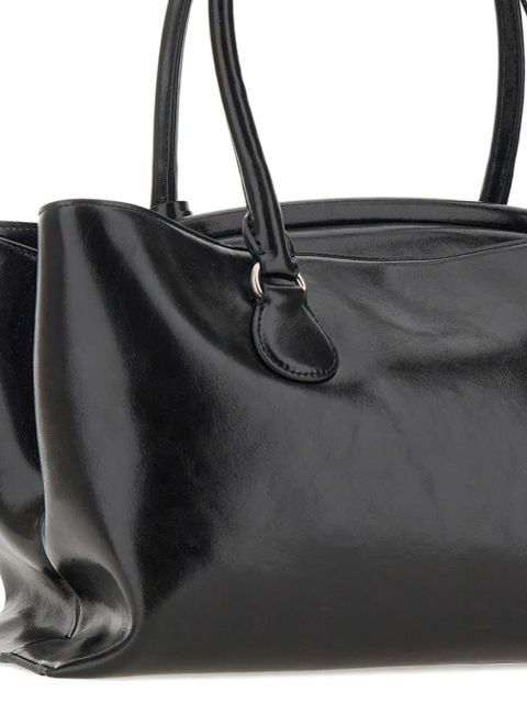 Osoi double-handle leather tote bag - Black - zdjęcie produktu nr 2