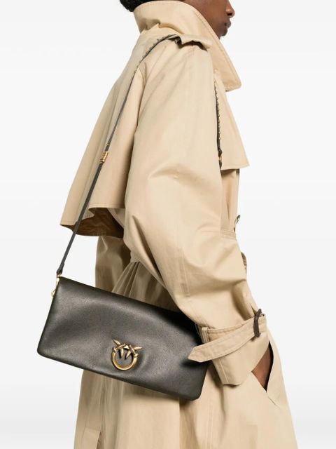 PINKO leather clutch bag - Brown - zdjęcie produktu nr 2