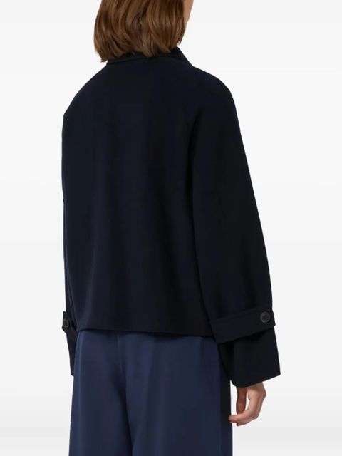 Weekend Max Mara Wool broadcloth cropped coat - Blue