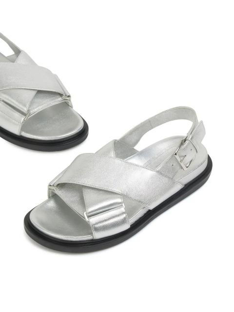 Marni leather sandals - Grey