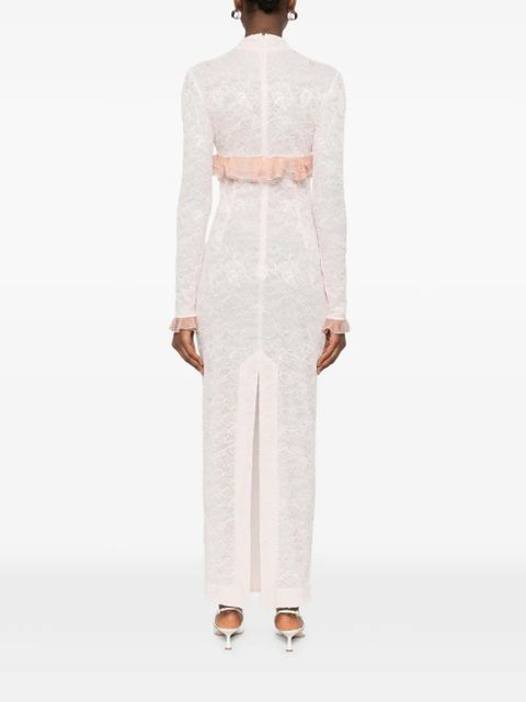 Alessandra Rich bow lace dress - Pink - zdjęcie produktu nr 2