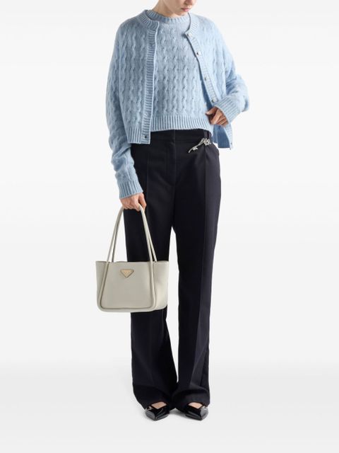 Prada Cable-knit cashmere sweater - Blue - zdjęcie produktu nr 2