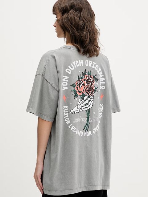 Von Dutch T-shirt damski bawełniany - zdjęcie produktu nr 1
