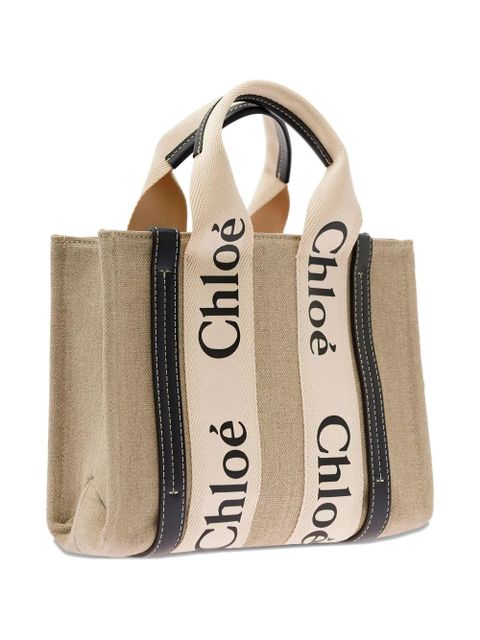 Chloé small Woody tote bag - Neutrals