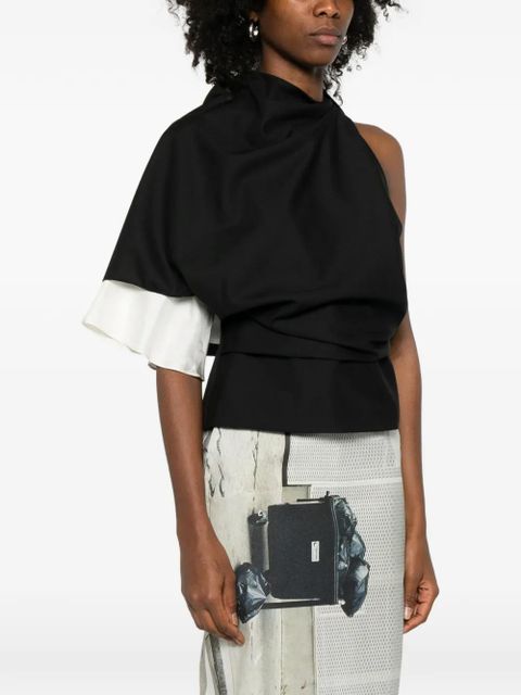 Róhe halterneck blouse - Black