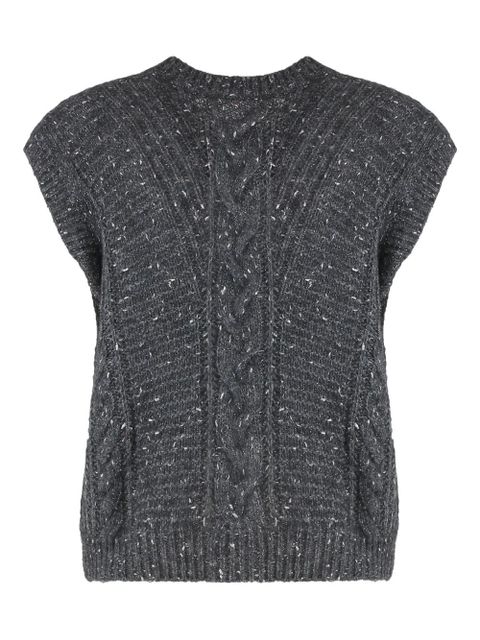 Max Mara Taffy buttoned vest - Grey - zdjęcie produktu nr 2