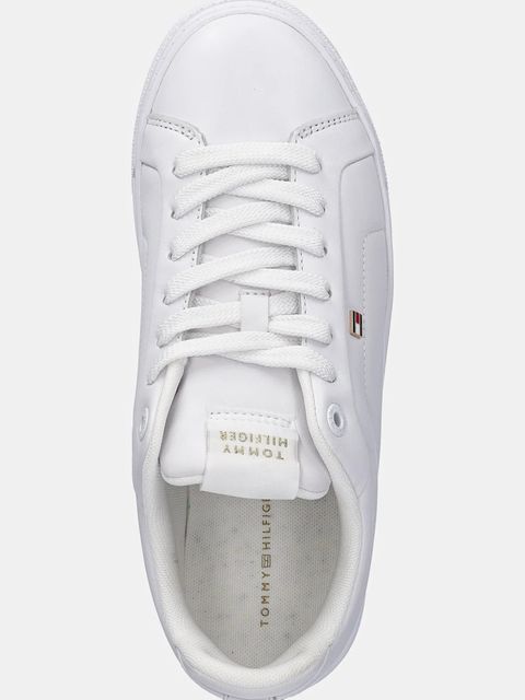 Tommy Hilfiger sneakersy skórzane ICON COURT SNEAKER damskie kolor biały FW0FW08815