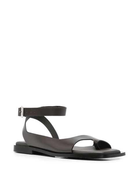 ALOHAS buckle-fastening toe-strap sandals - Brown