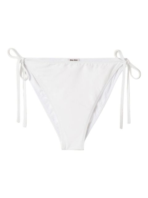 Miu Miu jersey bikini bottoms - White - zdjęcie produktu nr 1