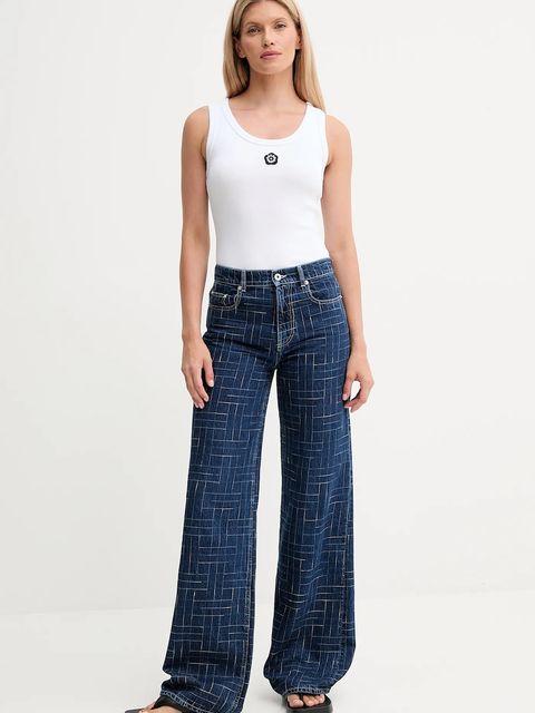 Kenzo top kolor biały FF52TO7384SJ