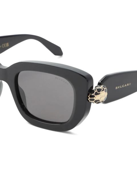 Bvlgari Serpenti square-frame sunglasses - Black