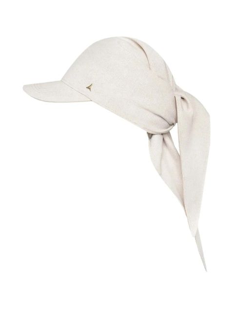 Manière De Voir Arianne draping-scarf cap - Neutrals