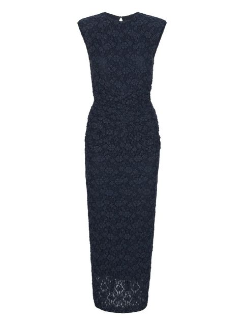 ROTATE BIRGER CHRISTENSEN floral-lace midi dress - Blue - zdjęcie produktu nr 1