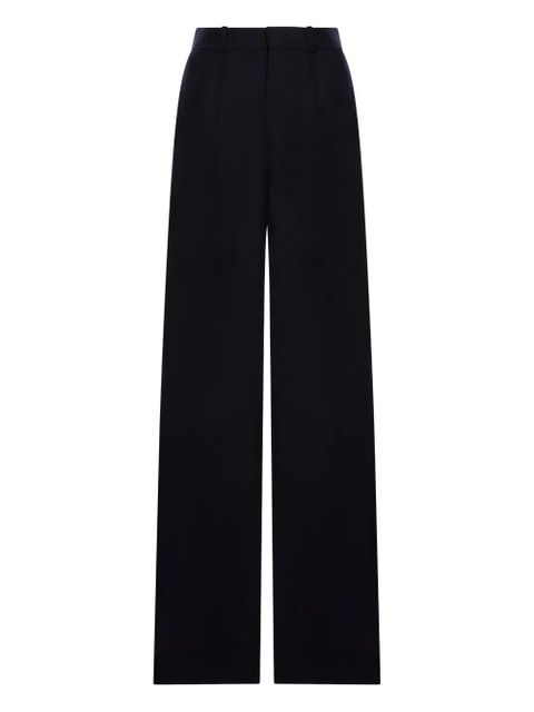 Saint Laurent wide-leg tailored trousers - Blue - zdjęcie produktu nr 1