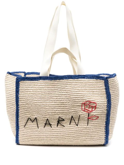 Marni Sillo tote bag - Neutrals
