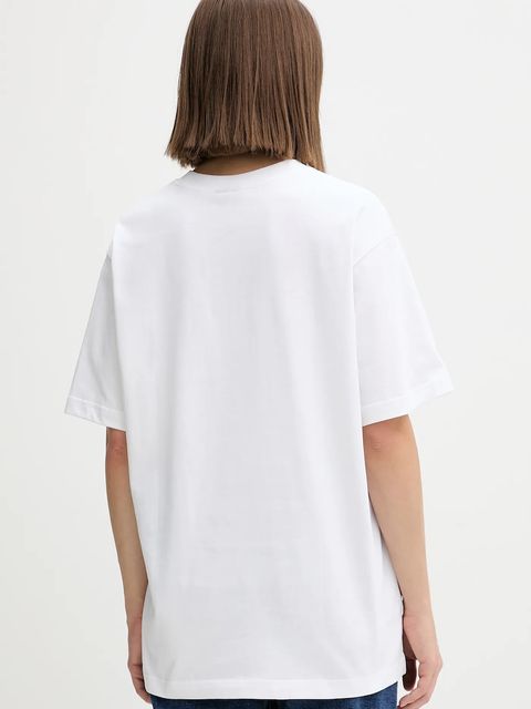 Karl Lagerfeld Jeans t-shirt bawełniany damski kolor biały A4W17009