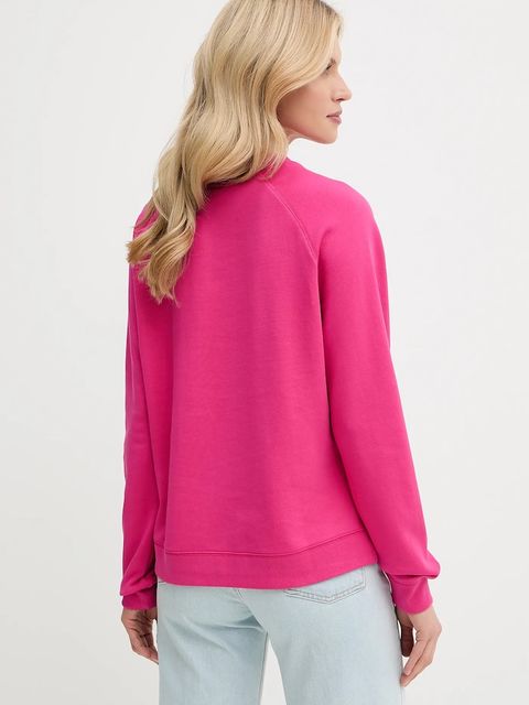 Marc O'Polo bluza bawełniana damska kolor różowy gładka 5000007104