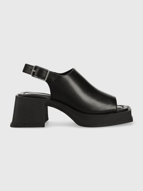 Vagabond Shoemakers sandały skórzane HENNIE kolor czarny 5537.101.20