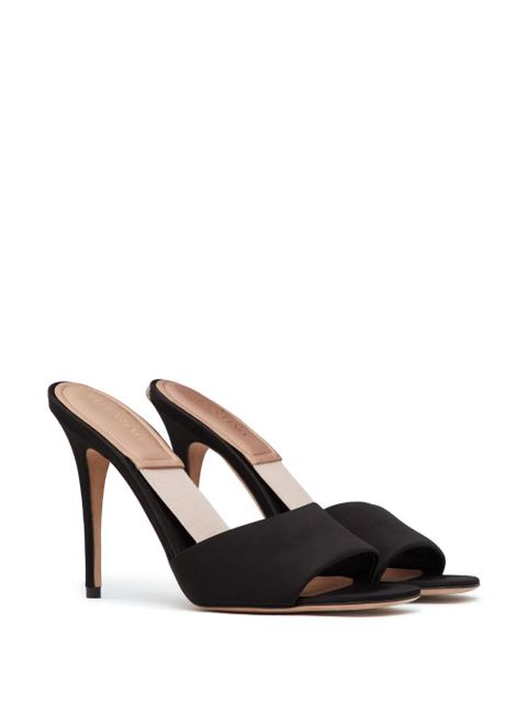 Valentino Garavani 105mm Nite-Out satin sandals - Black - zdjęcie produktu nr 2