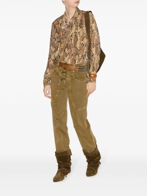 ISABEL MARANT Cherley blouse - Neutrals - zdjęcie produktu nr 2