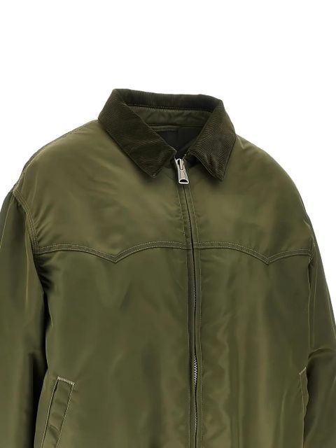Maison Margiela corduroy collar bomber jacket - Green - zdjęcie produktu nr 2