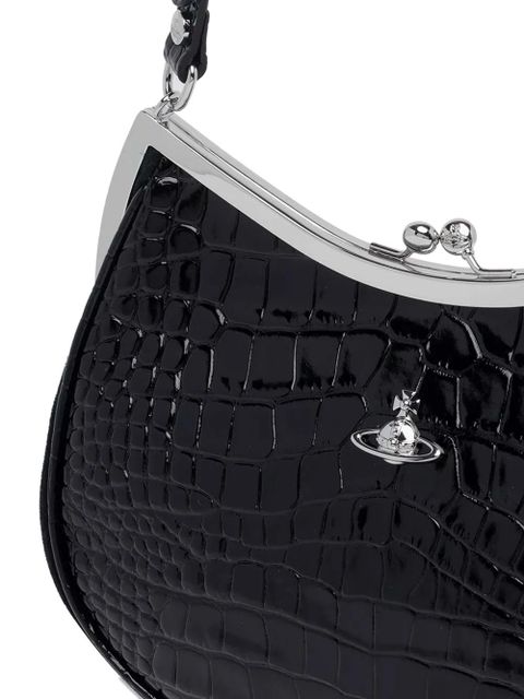 Vivienne Westwood Orb-plaque shoulder bag - Black - zdjęcie produktu nr 2