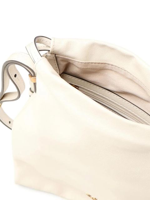 PINKO drawstring logo shoulder bag - Neutrals