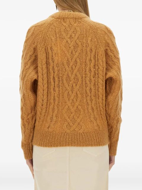 MARANT ÉTOILE Elka cable-knit sweater - Neutrals