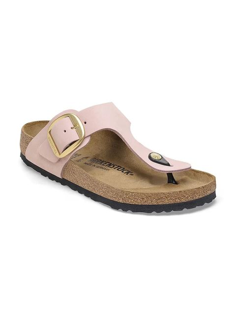Birkenstock japonki nubukowe Gizeh Big Buckle - zdjęcie produktu nr 1