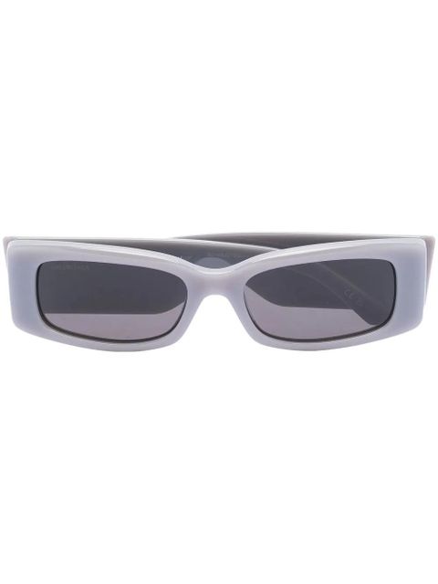 Balenciaga Eyewear square-frame logo-print sunglasses - Grey - zdjęcie produktu nr 1