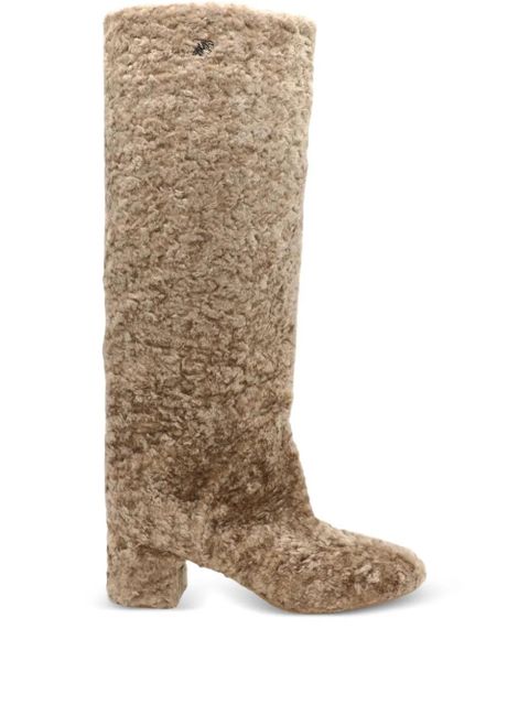 Casadei textured boots - Neutrals - zdjęcie produktu nr 1