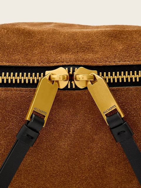AllSaints torebka zamszowa
