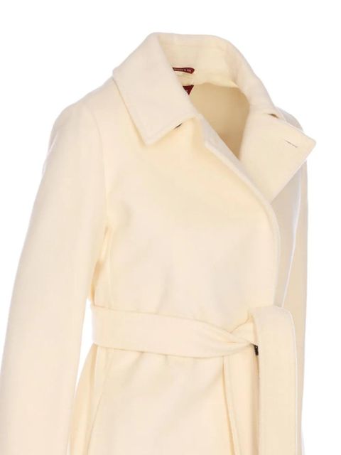 Max Mara Bcollag belted double-breasted coat - White - zdjęcie produktu nr 2