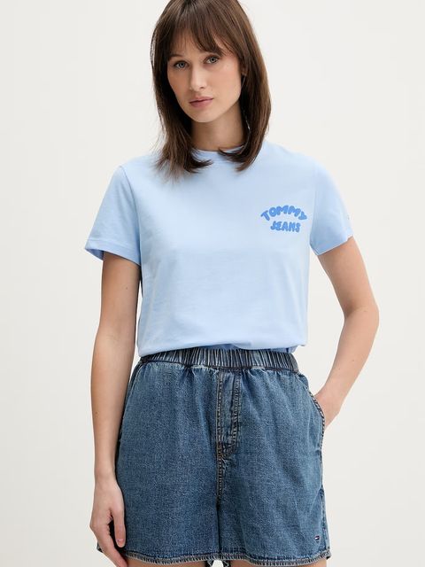 Tommy Jeans T-shirt damski bawełniany - zdjęcie produktu nr 1