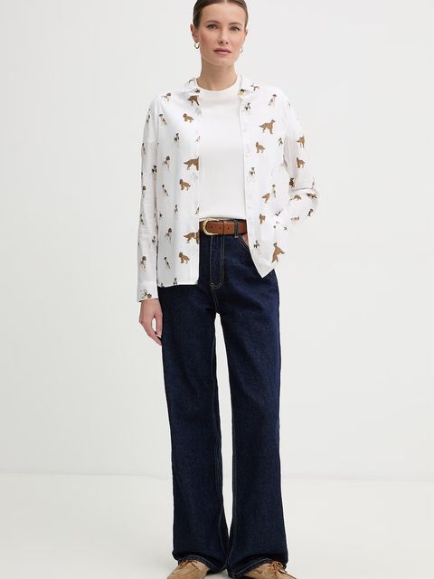 Barbour koszula damska z bawełny Safari - zdjęcie produktu nr 1