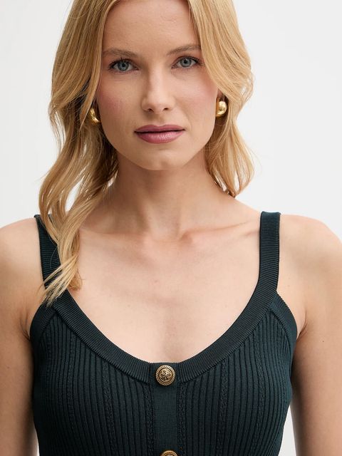 Guess top EMMIE kolor zielony W5YR10 Z0130