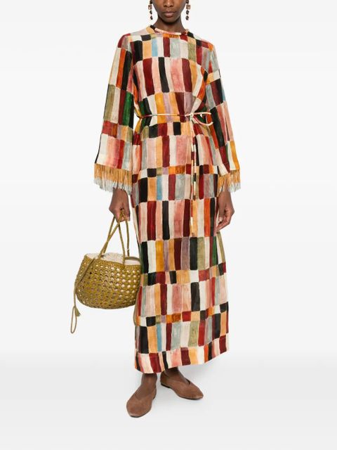 ALEMAIS patterned maxi dress - Neutrals - zdjęcie produktu nr 2