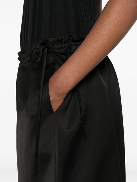 TOTEME drawstring mini skirt - Black