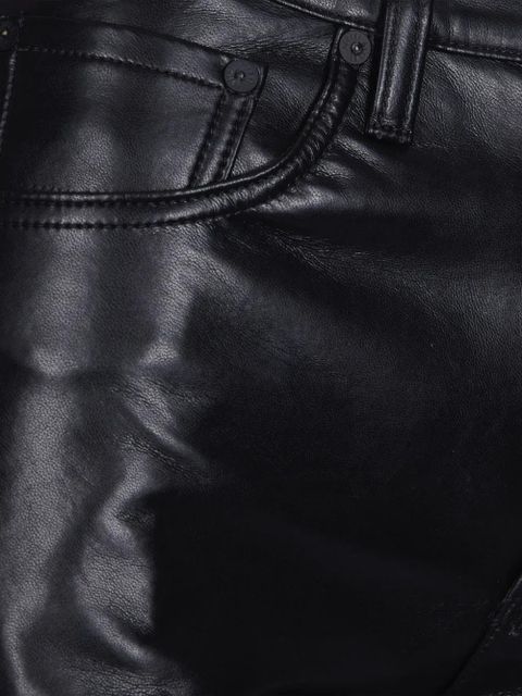 AGOLDE leather trousers - Black