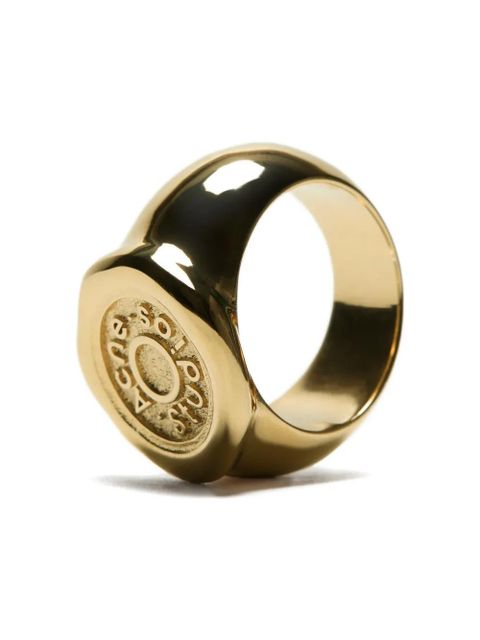 Acne Studios logo ring - Gold