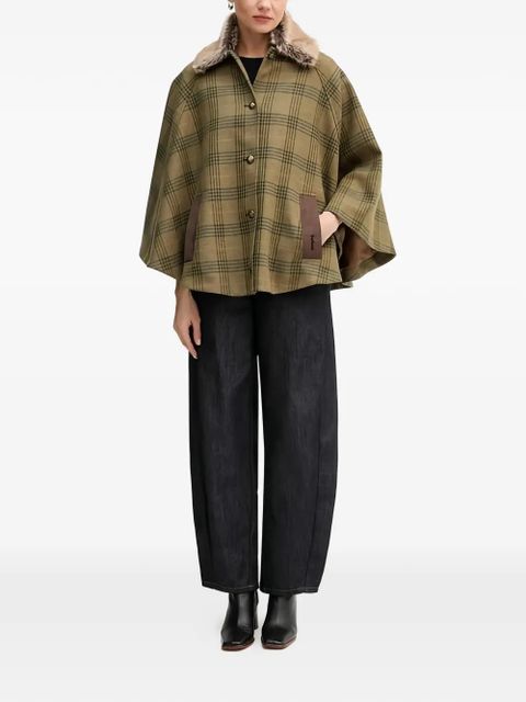 Barbour Llily checked cape - Green - zdjęcie produktu nr 2