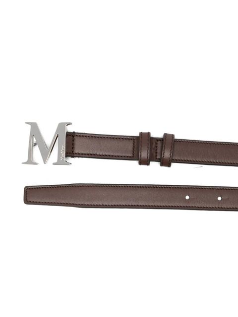 Max Mara buckle leather belt - Brown - zdjęcie produktu nr 2