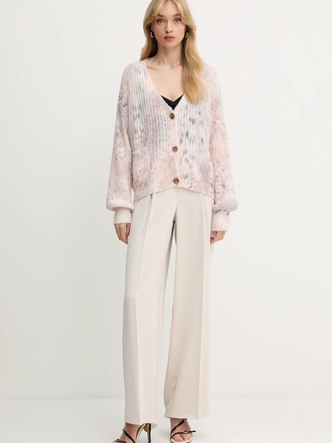 Marciano by Guess kardigan z wełną ABIR damski kolor różowy lekki 5BGR32 5743Z - zdjęcie produktu nr 2