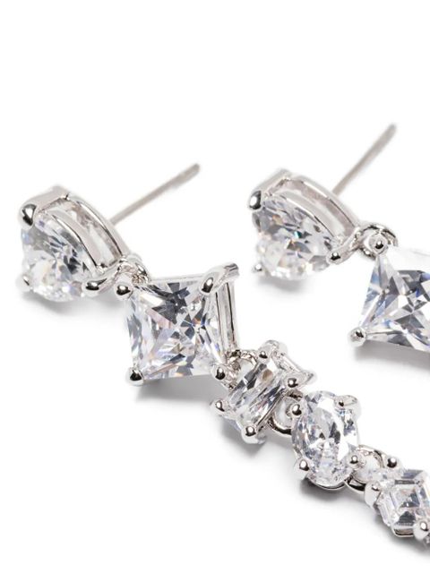 Maje crystal-embellished earrings - Silver - zdjęcie produktu nr 2