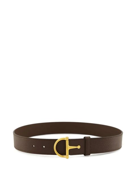 Gucci horsebit-detail leather belt - Brown - zdjęcie produktu nr 1