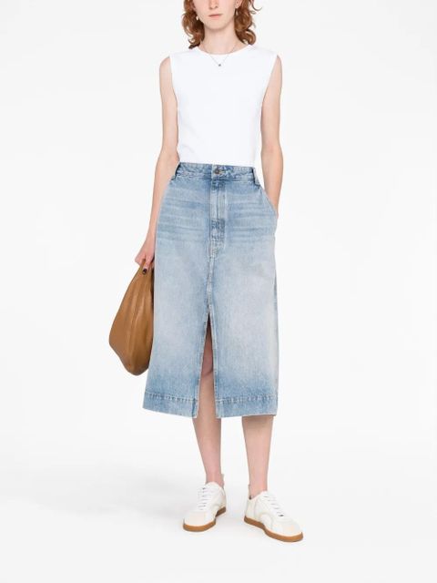 Róhe organic cotton-blend tank top - White